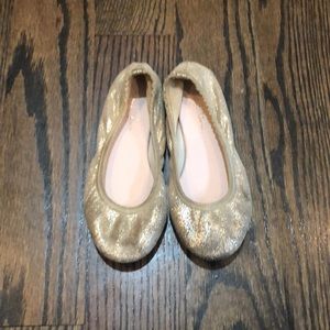 Ruby & Bloom gold metallic ballet flats size 11.5